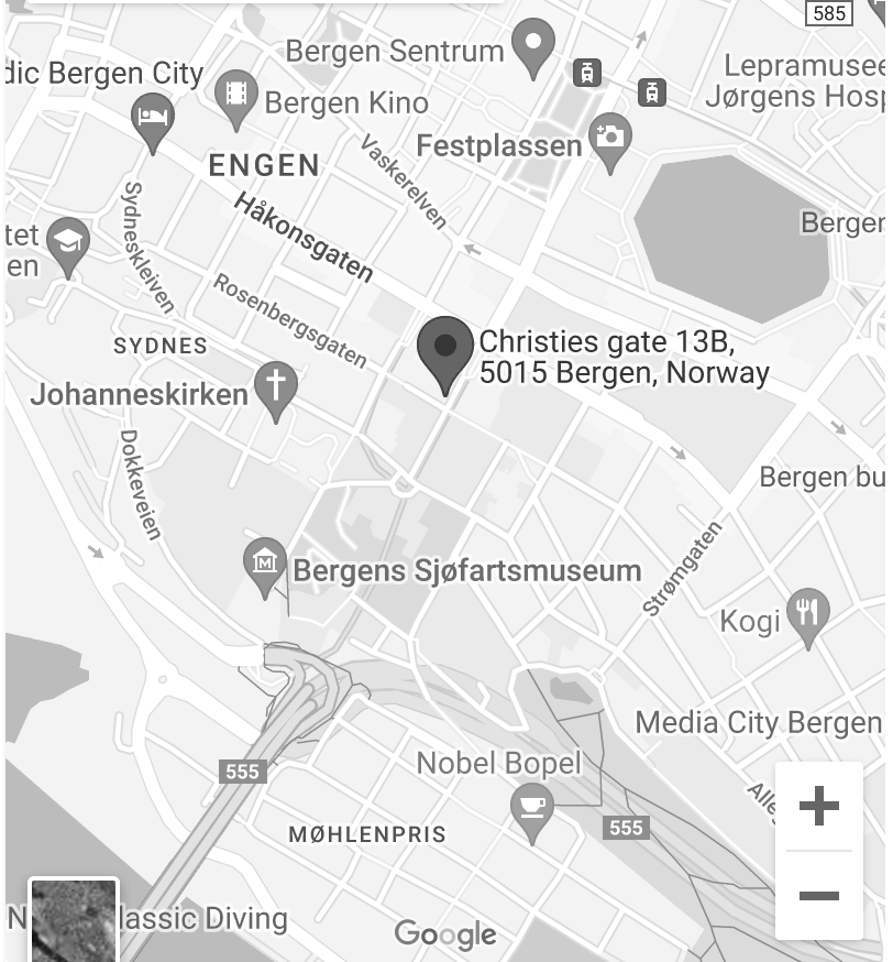 Location of Kopibutikken in Bergen